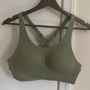 Athleta Olive Green Sports Bra